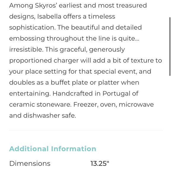 Skyros Designer Plates in Ice Blue - Picture 6 of 6